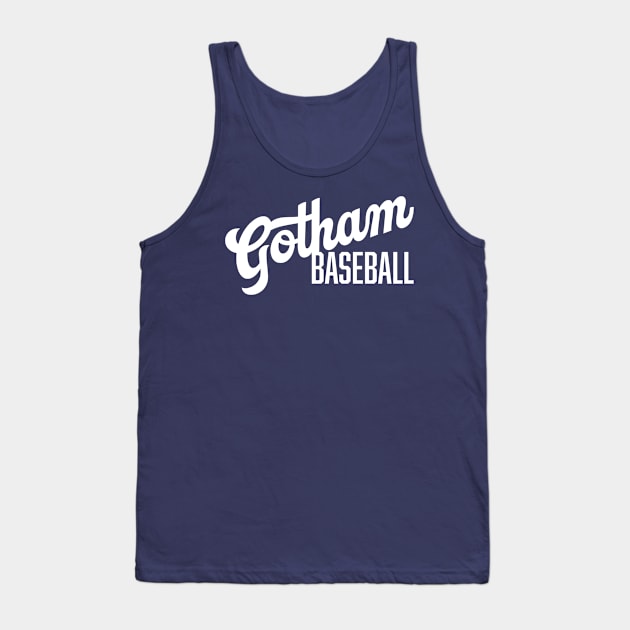 Gotham Baseball Tank Top by Throwzack